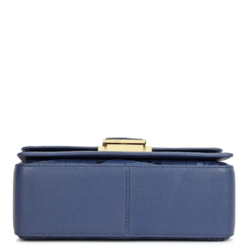 Da Milano Stardust Small Croco Leather Satchel - Stardust for Women | Best Price UAE